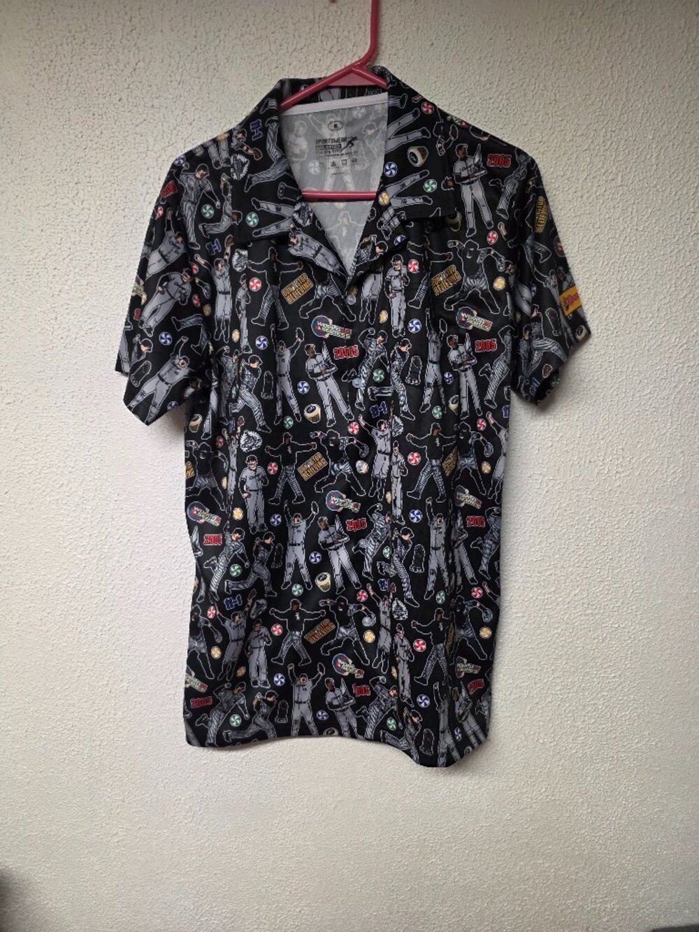 Mens Chicago White Sox 2005 Champion Hawaiian Shirt - Size Medium
